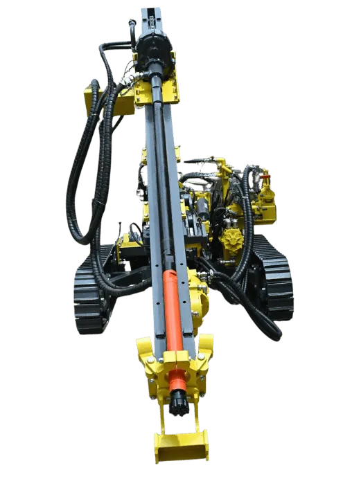 Hydraulic crawler drill rig for surface drilling
